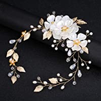 SimpleLife Retro Elegante Diadema Cristalino Mujeres Accesorios de Joyería Señoras Perla Rhinestone Boda Accesorios para…
